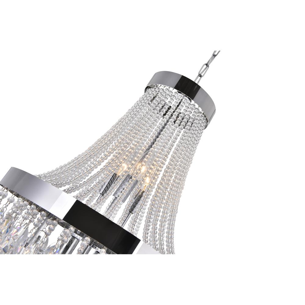 Vast 6 Light Chandelier With Chrome Finish