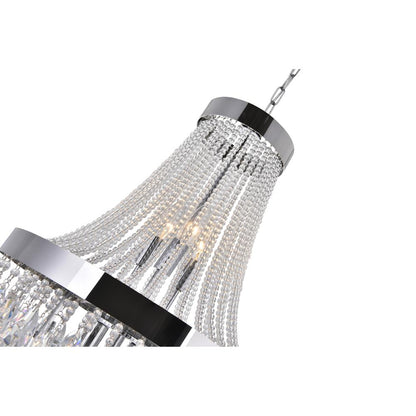 Vast 6 Light Chandelier With Chrome Finish