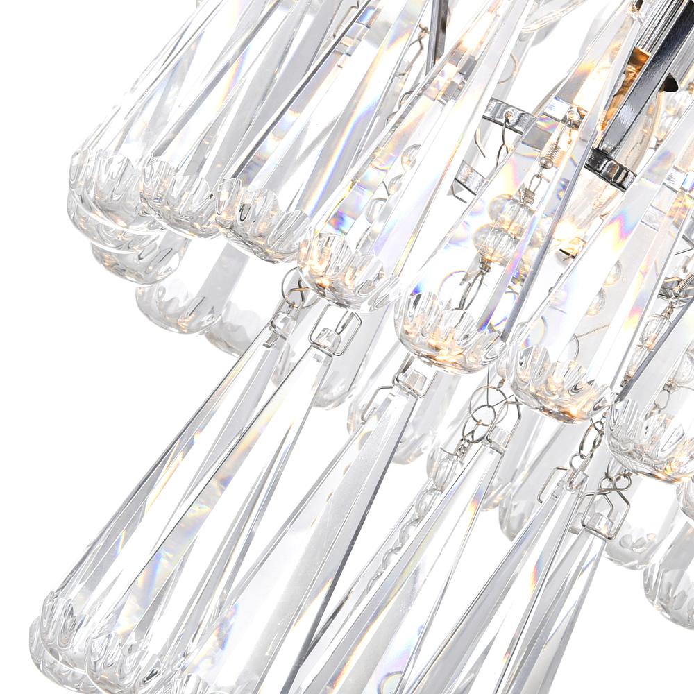 Vast 13 Light Down Chandelier With Chrome Finish