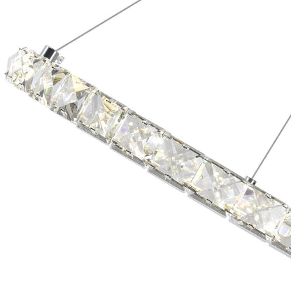 Ring Integrated LED 24in Chrome Chandelier