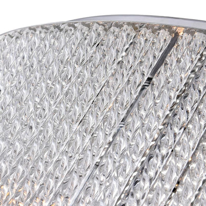 Benson 5 Light Drum Shade Chandelier With Chrome Finish