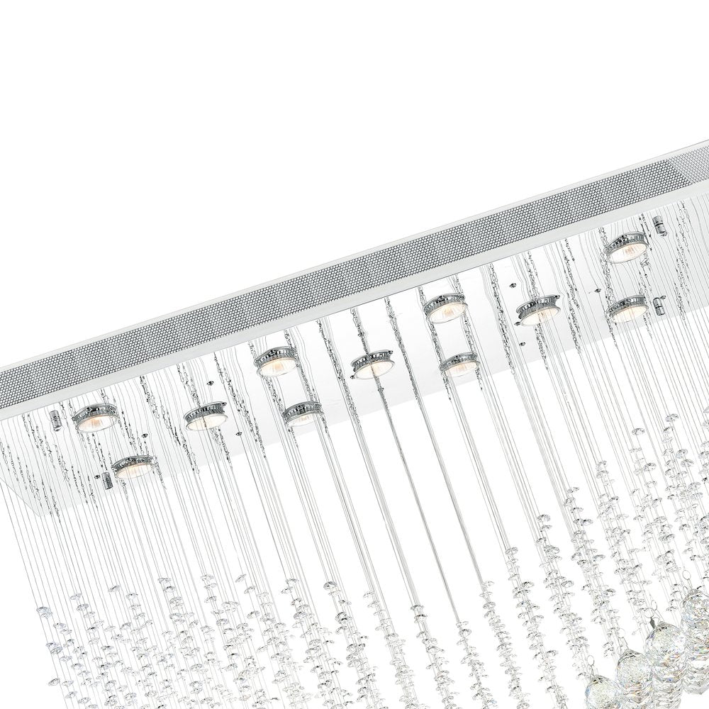 Twinkle 11 Light Chandelier With Chrome Finish