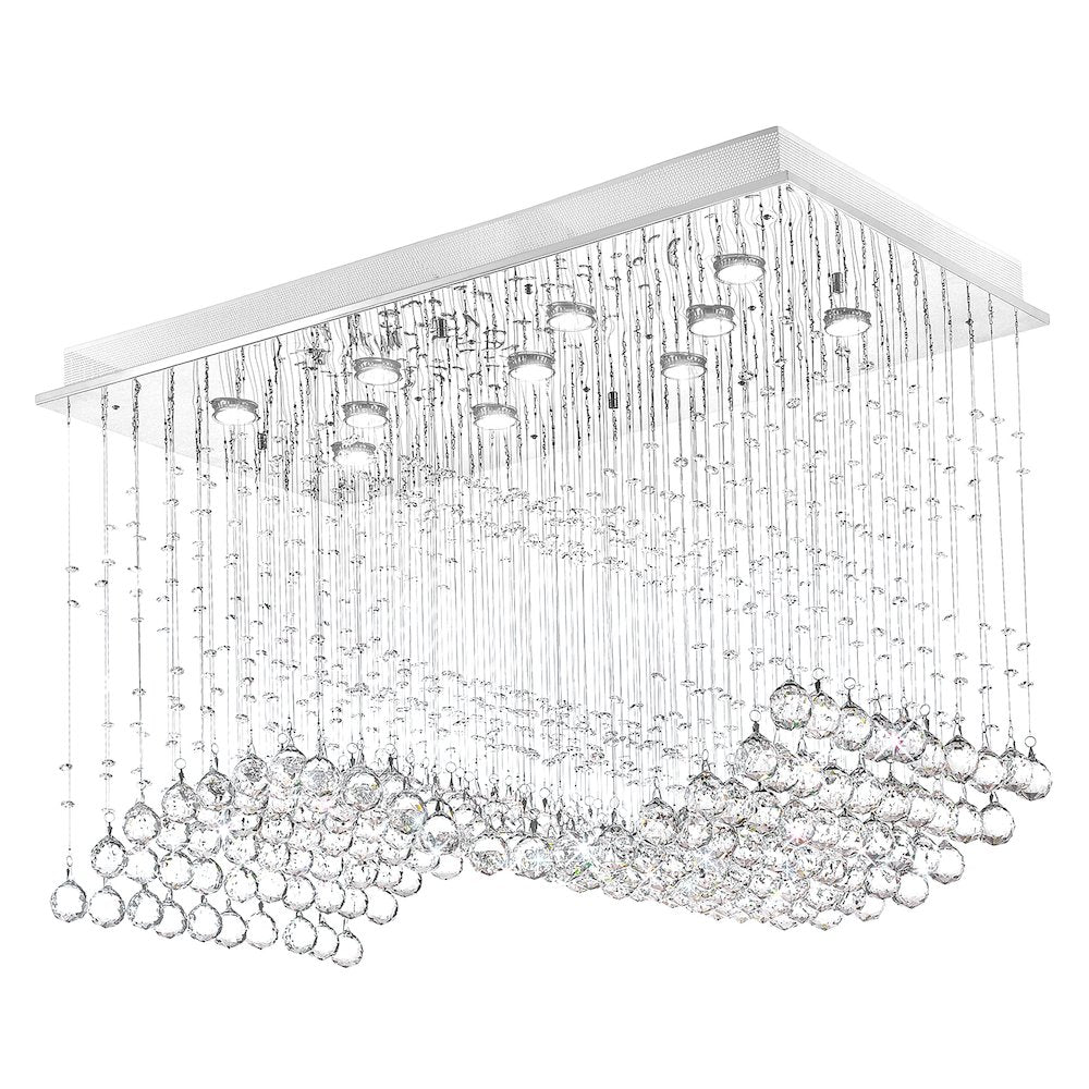 Twinkle 11 Light Chandelier With Chrome Finish