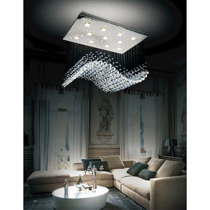 Twinkle 11 Light Chandelier With Chrome Finish