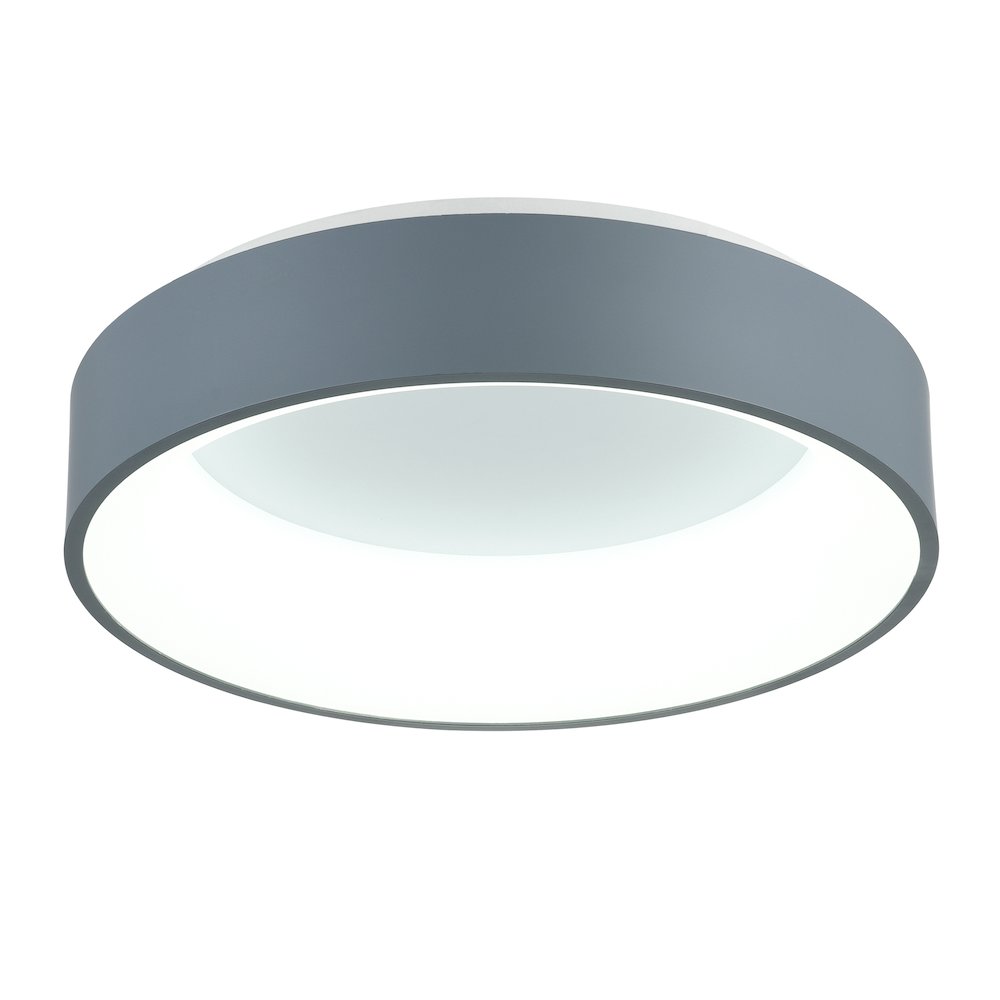 Arenal Integrated LED 18in Gray Flush Mount