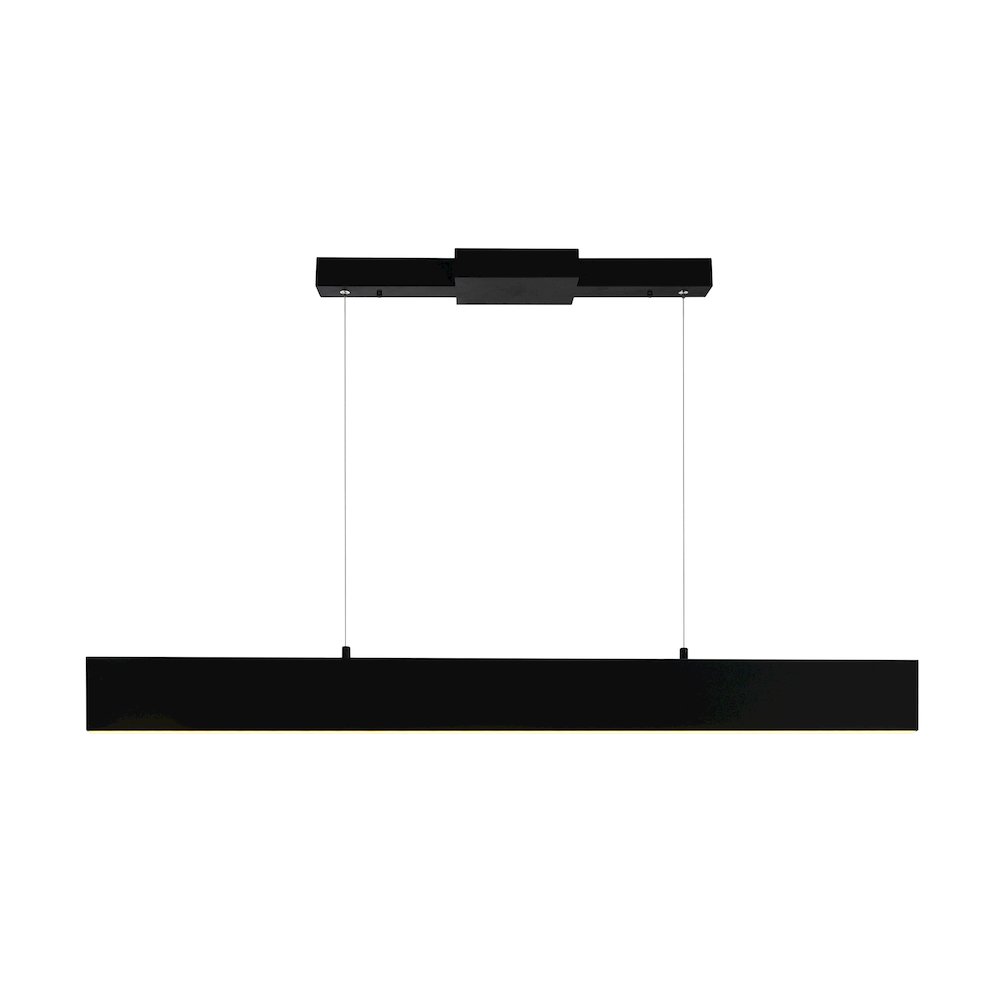 Krista Integrated LED 36in Satin Black Chandelier