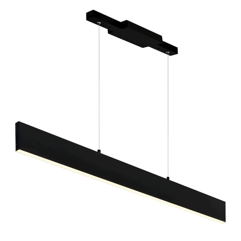 Krista Integrated LED 36in Satin Black Chandelier