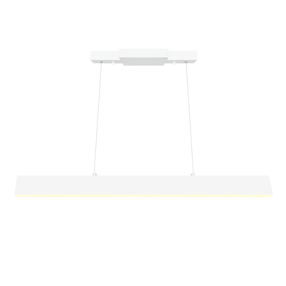 Krista Integrated LED 36in Satin White Chandelier