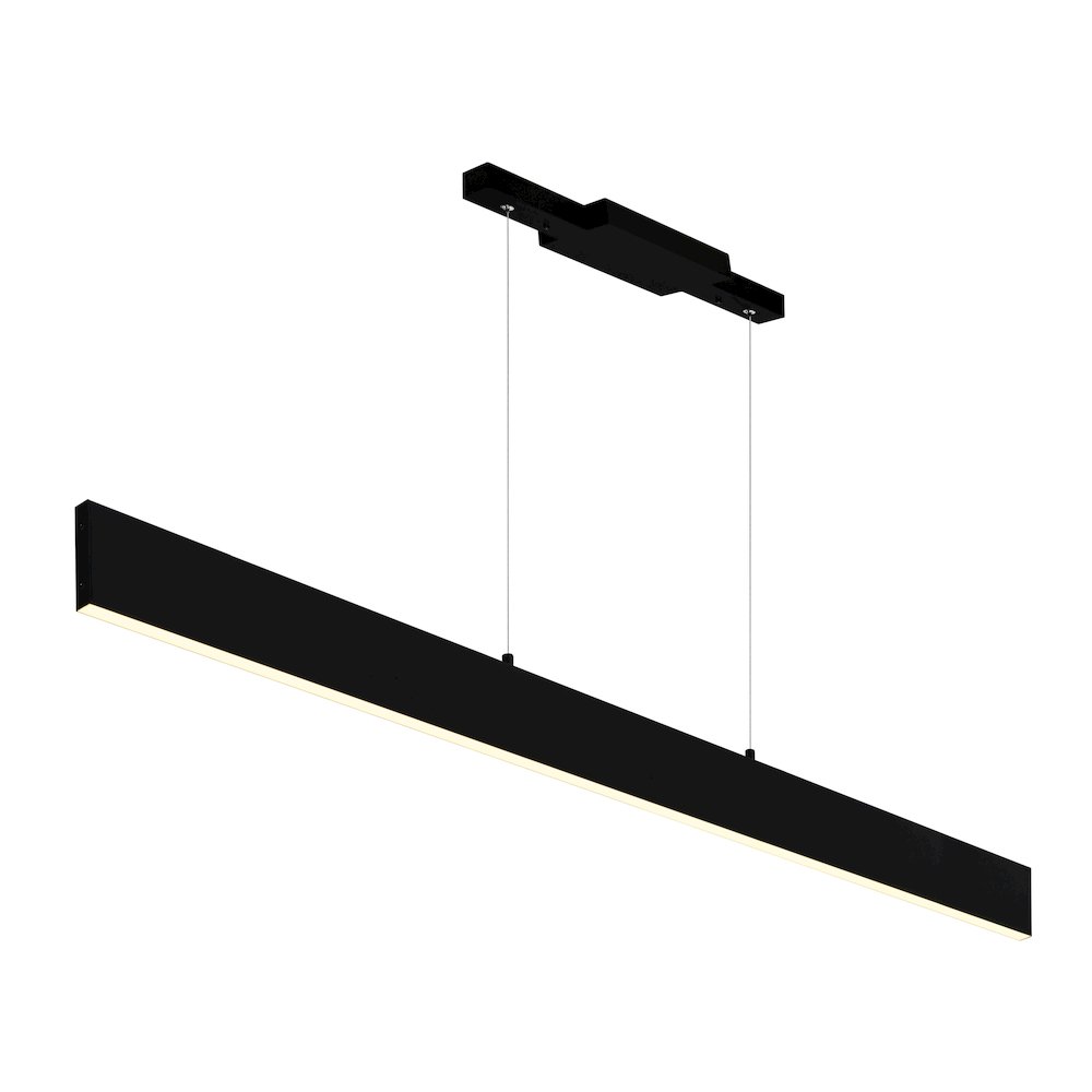 Krista Integrated LED 47in Satin Black Chandelier