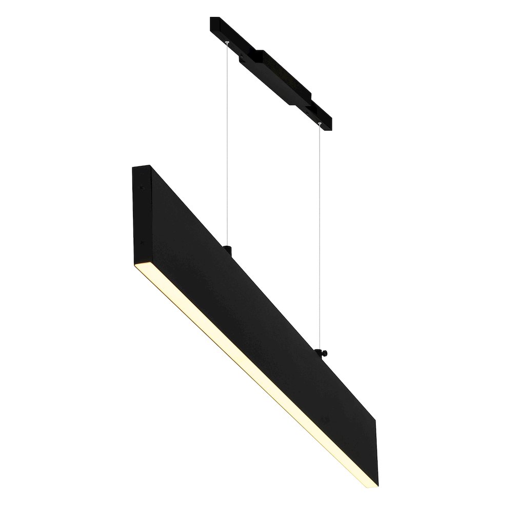 Krista Integrated LED 47in Satin Black Chandelier