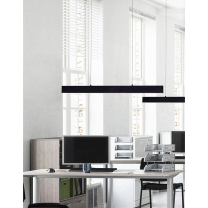 Krista Integrated LED 47in Satin Black Chandelier
