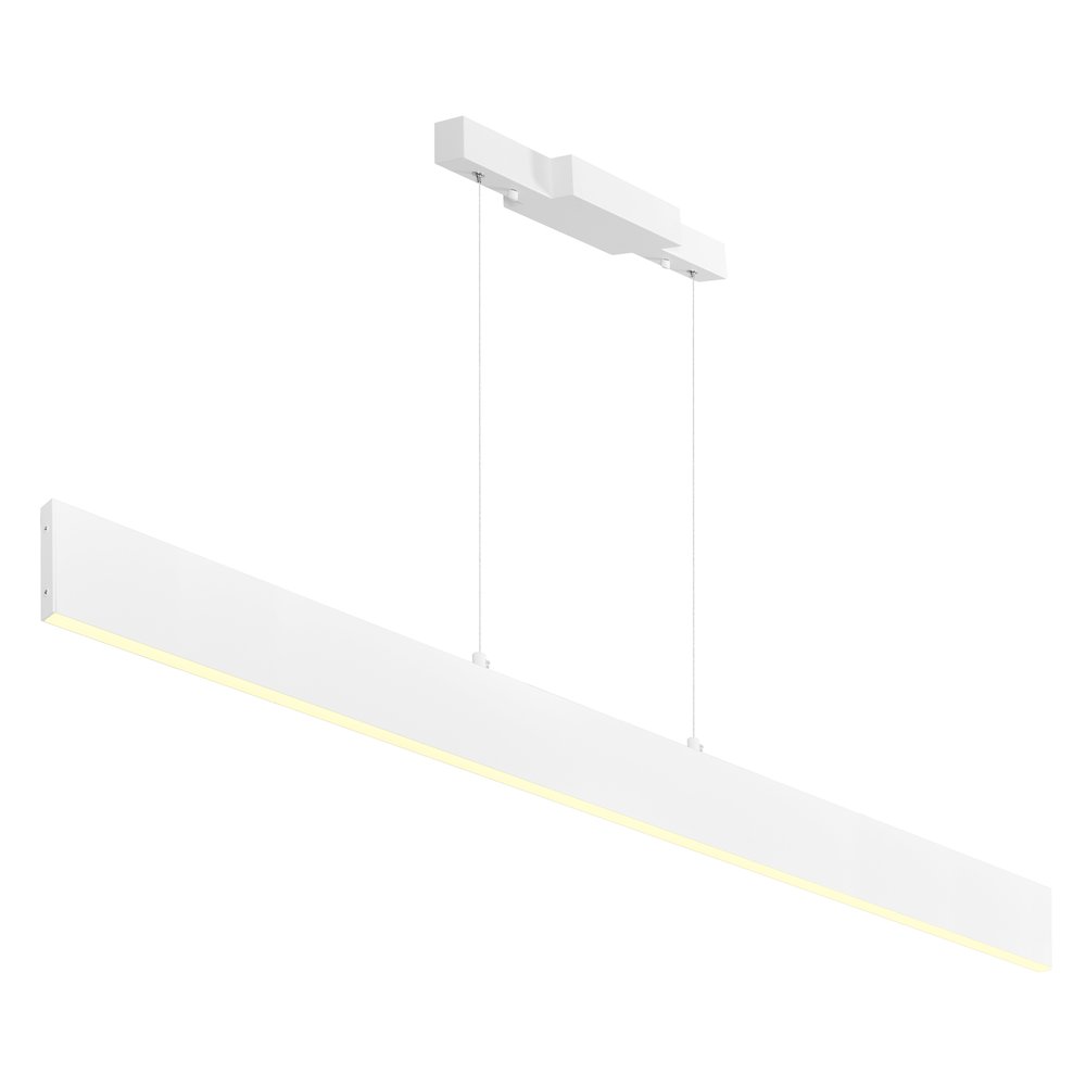 Krista Integrated LED 47in Satin White Chandelier