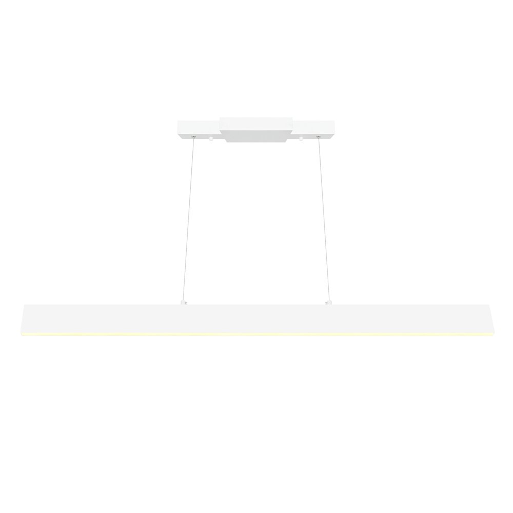 Krista Integrated LED 47in Satin White Chandelier