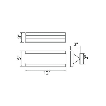Lilliana Integrated LED 12in Adjustable White Vanity Light