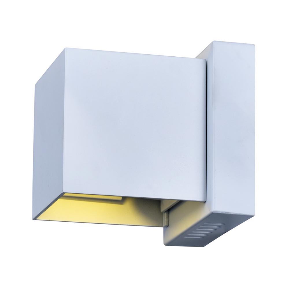 Lilliana Integrated LED Sqaure White Wall Sconce