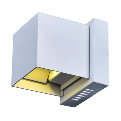 Lilliana Integrated LED Sqaure White Wall Sconce