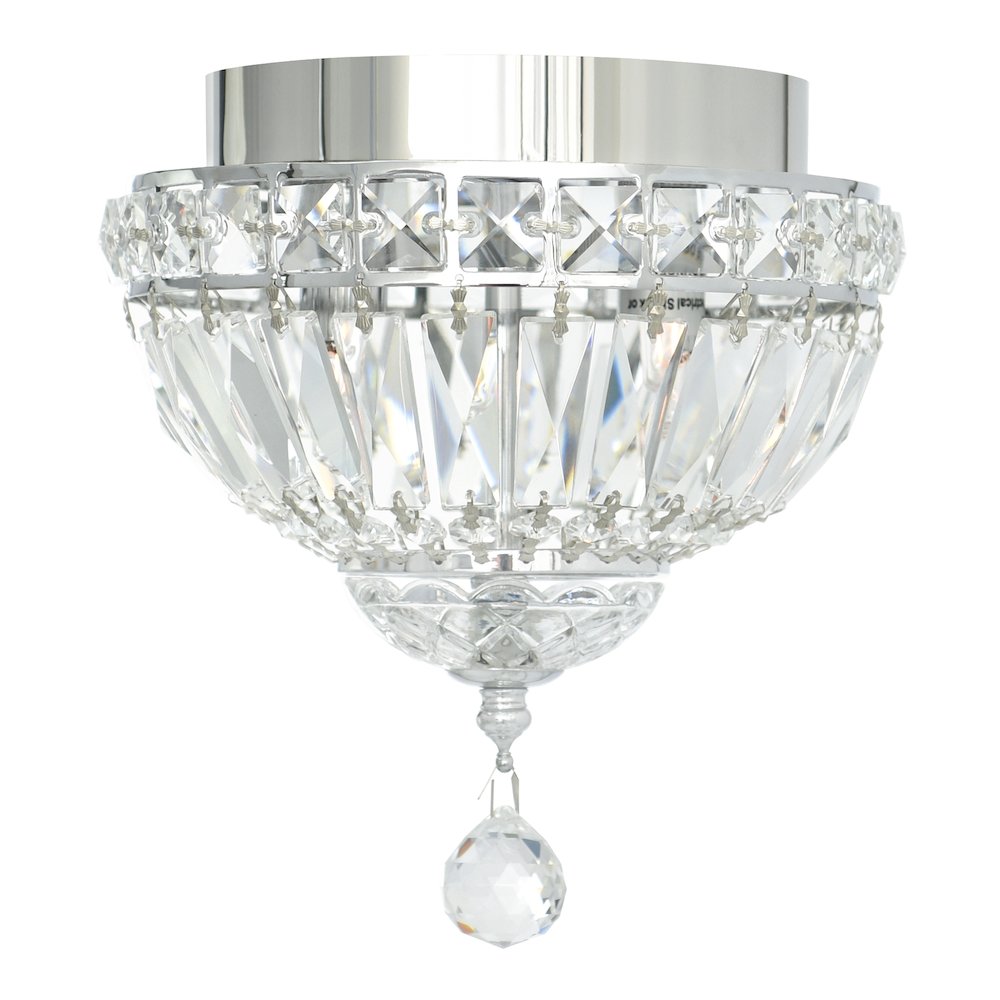 Stefania 2 Light Chrome Flush Mount