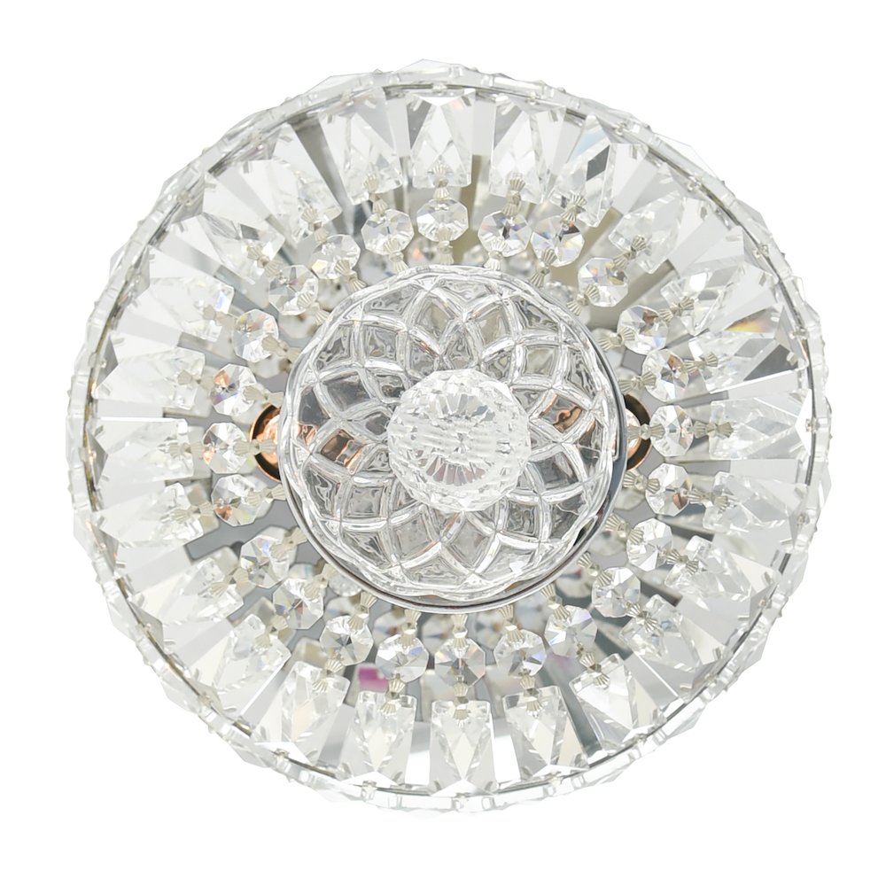 Stefania 2 Light Chrome Flush Mount