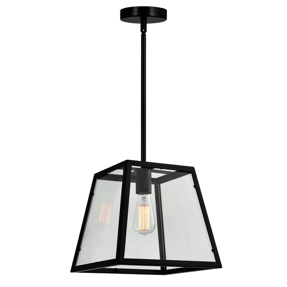 Alyson 1 Light Black Mini Pendant
