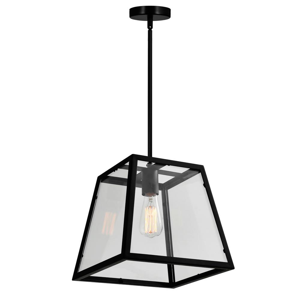 Alyson 1 Light Black Mini Pendant