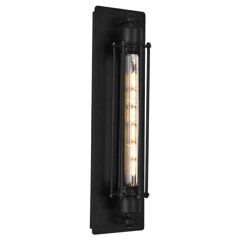 Kiera 1 Light 4in Black Wall Sconce