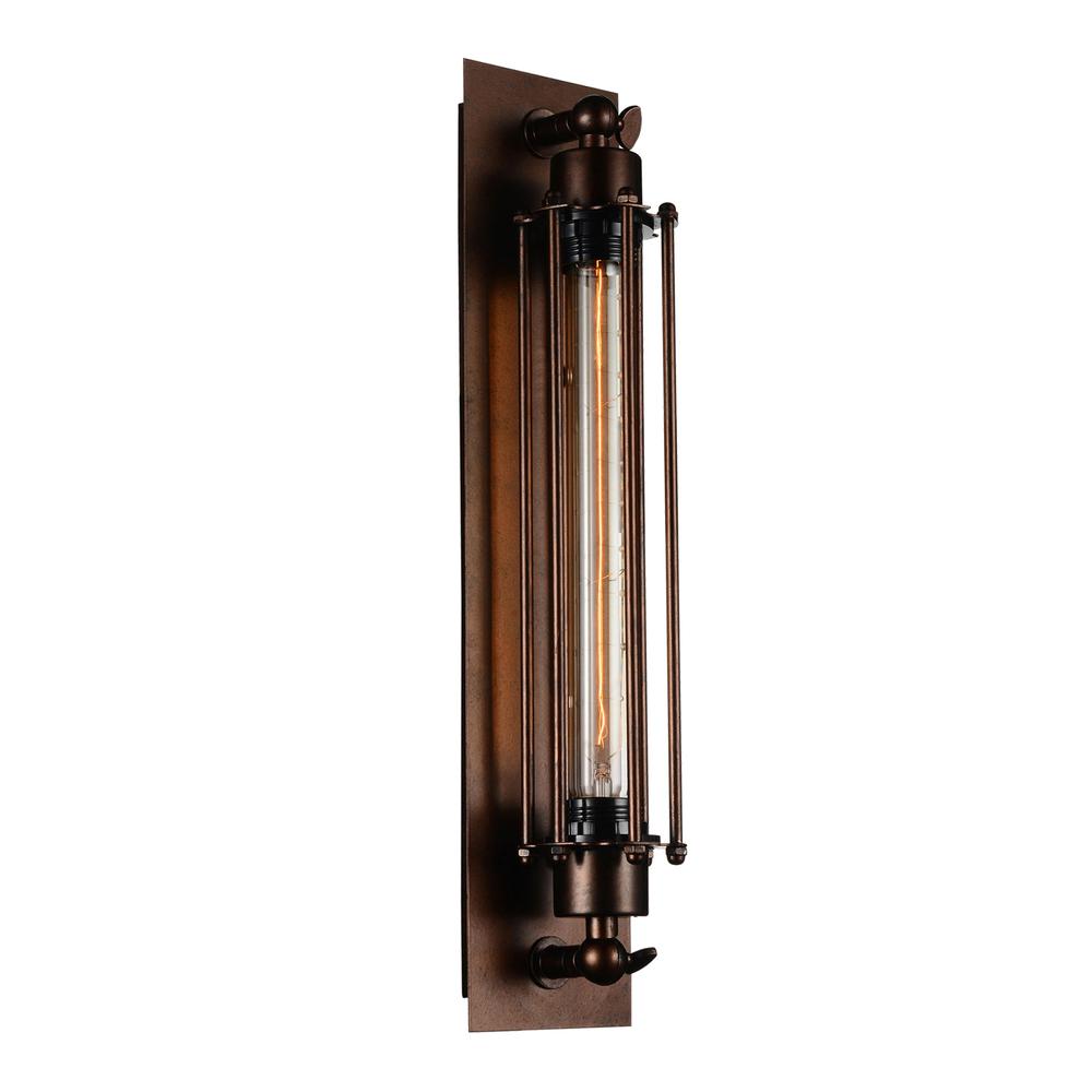Kiera 1 Light 4in Chocolate Wall Sconce