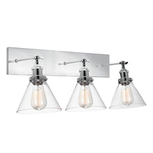 Eustis 3 Light 24in Polished Nickel Vanity Light
