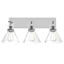 Eustis 3 Light 24in Polished Nickel Vanity Light