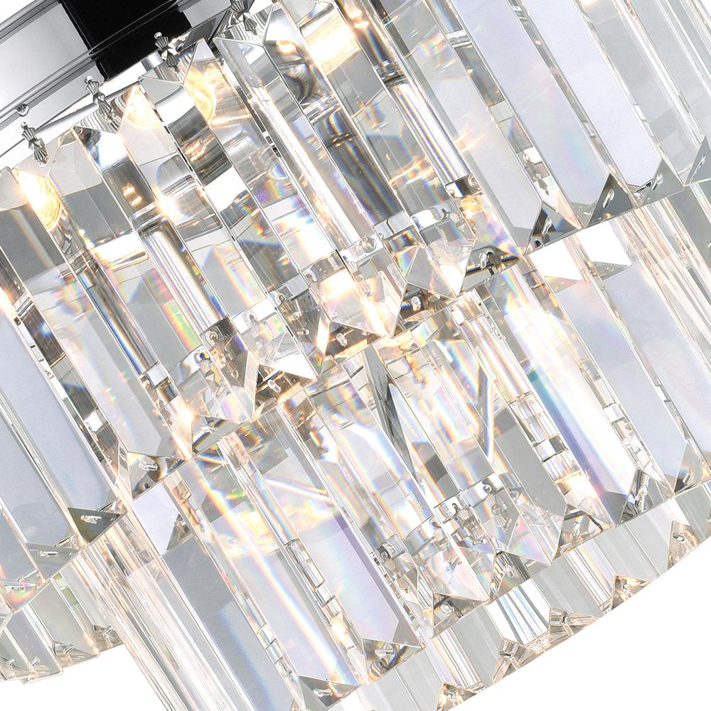 Weiss 5 Light 8in Chrome Down Mini Pendant
