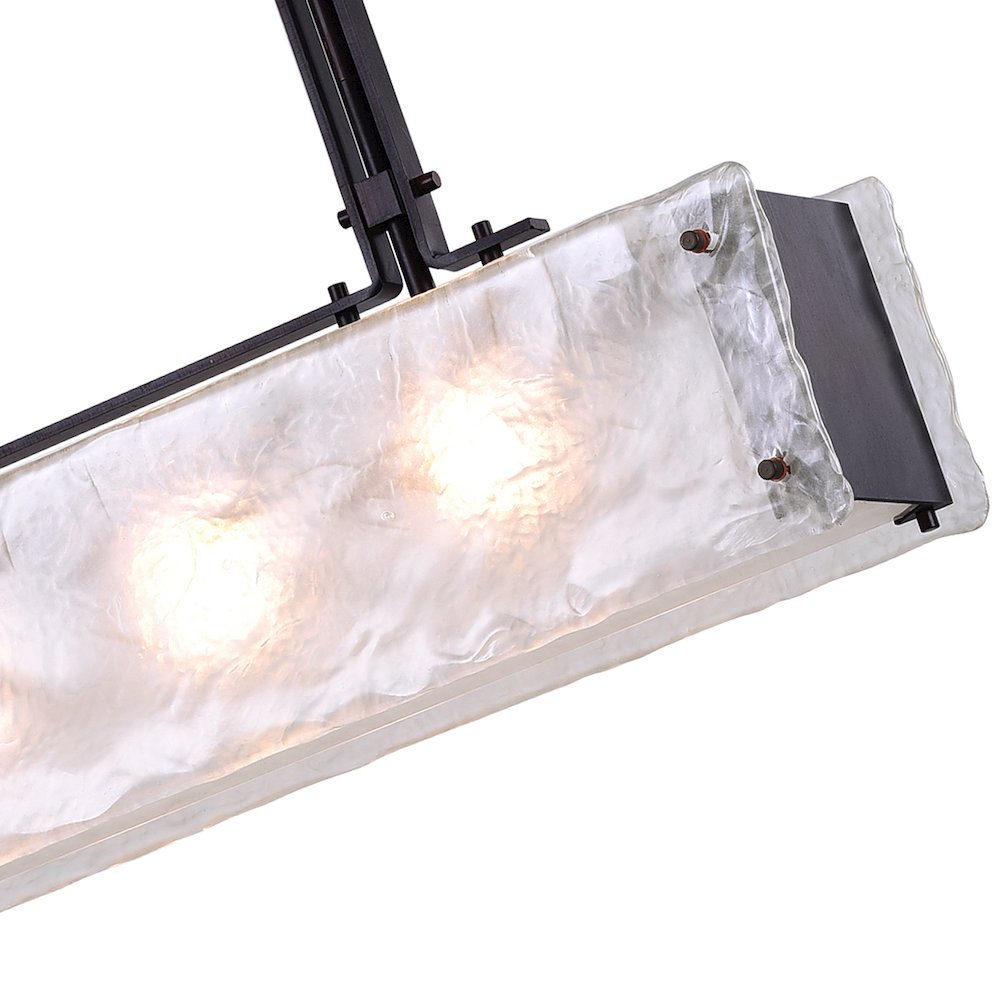Assunta 4 Light Chandelier With Black Finish