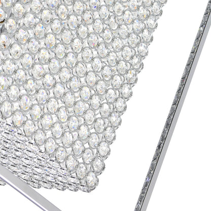 Cube 11 Light Chandelier With Chrome Finish