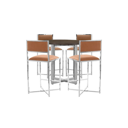 Amalfi X-Base Counter Stool in Cognac, set of 2