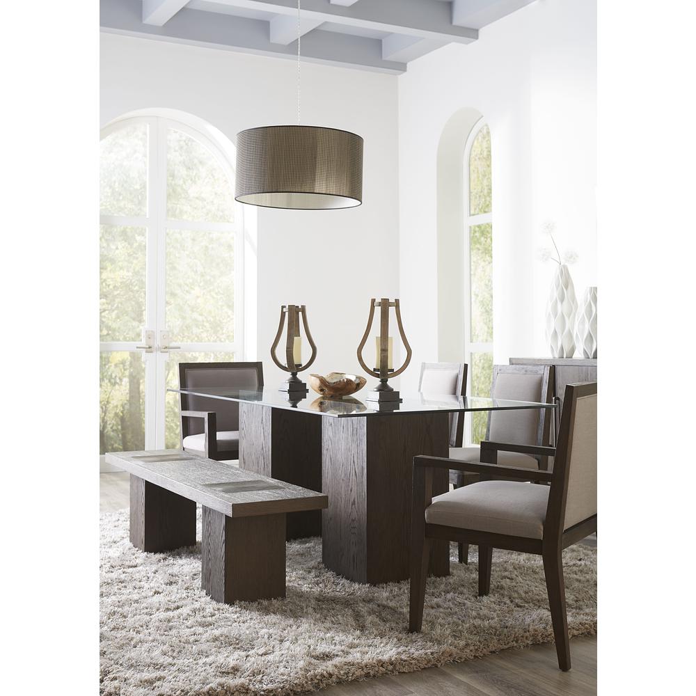 Modesto Wooden Dining Bench in French Roast