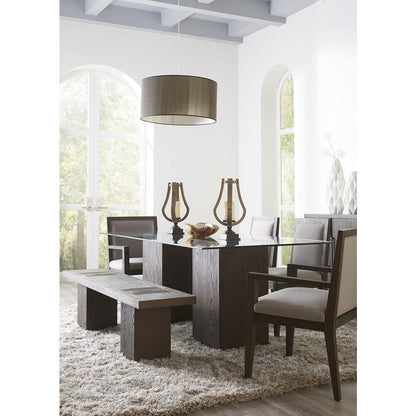 Modesto Wooden Dining Bench in French Roast