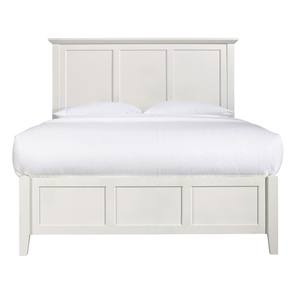 Paragon Four Drawer Wood Storage Bed in White