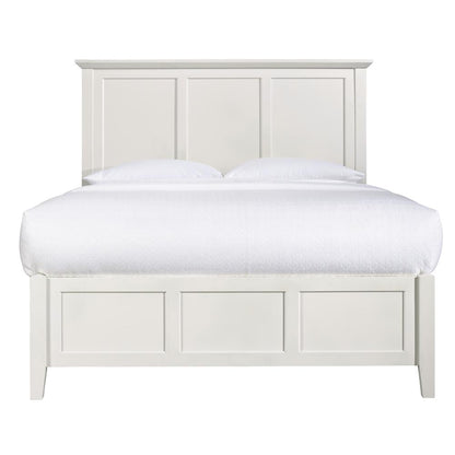 Paragon Four Drawer Wood Storage Bed in White