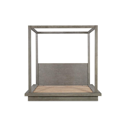 Melbourne Wood Canopy Bed in Mineral