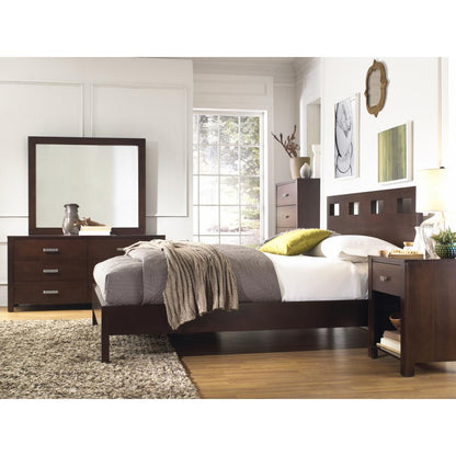 Riva Six Drawer Dresser in Chocolate Brown (2024)