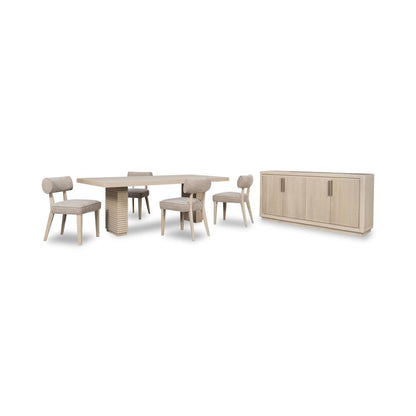 Magnolia 4 Door Wooden Sideboard in Daffodil