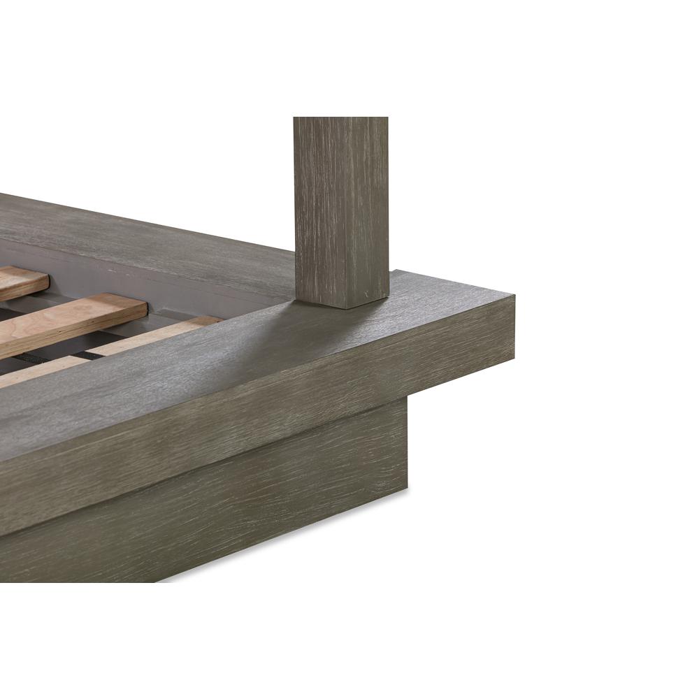 Melbourne Wood Canopy Bed in Mineral