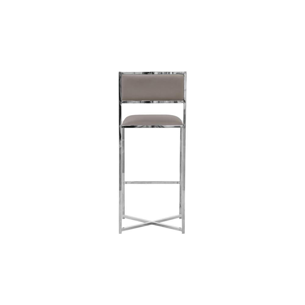 Amalfi X-Base Bar Stool in Taupe, set of 2