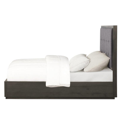 Oxford Upholstered Footboard Storage Bed in Dolphin