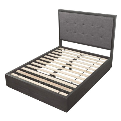 Oxford Upholstered Footboard Storage Bed in Dolphin