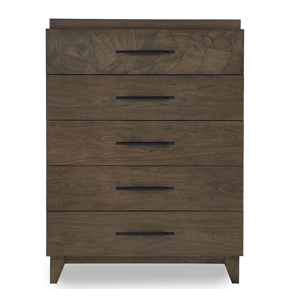 Broderick Five-Drawer Chest  in Wild Oats Brown (2024)