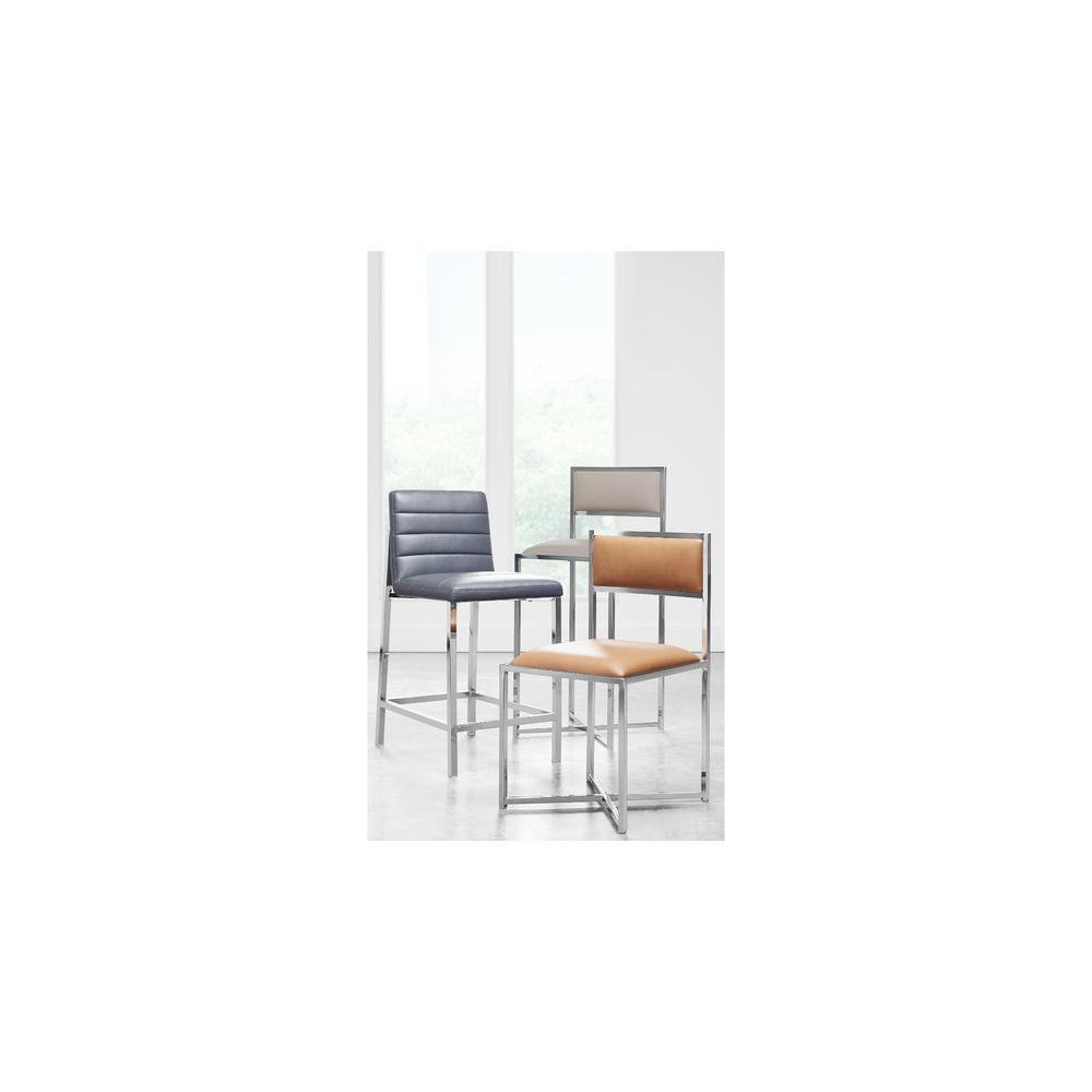 Amalfi X-Base Bar Stool in Taupe, set of 2