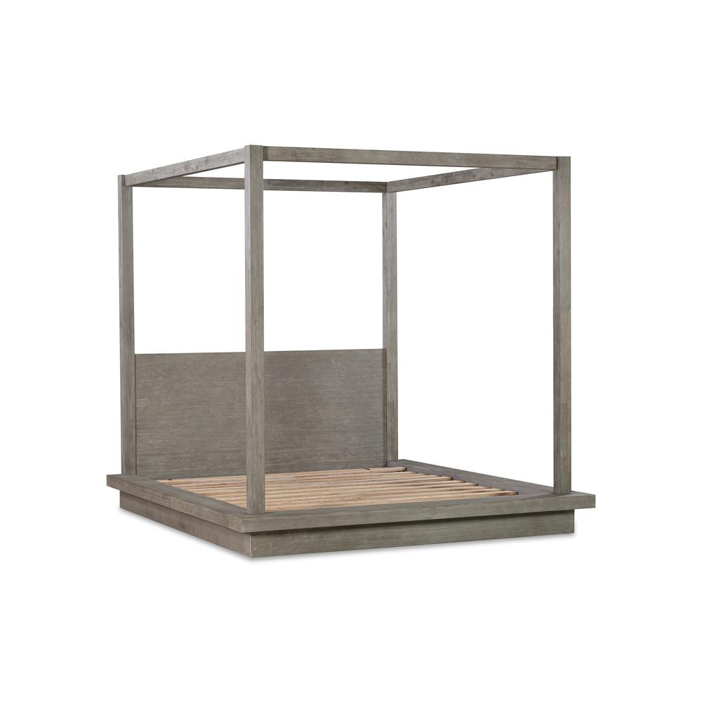 Melbourne Wood Canopy Bed in Mineral
