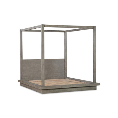 Melbourne Wood Canopy Bed in Mineral