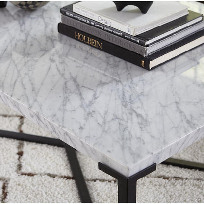 Saxon Console Table in Matte Black