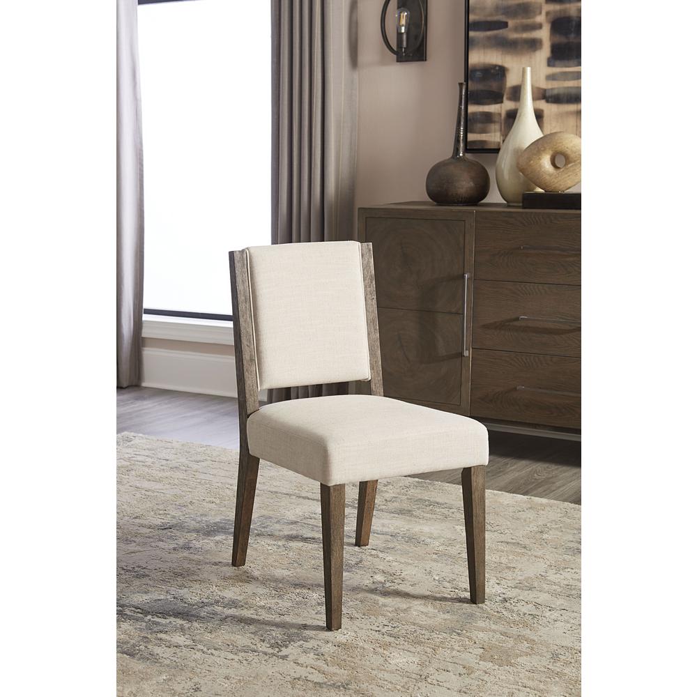 Oakland Upholstered Side Chair in Brunette, set of 2
