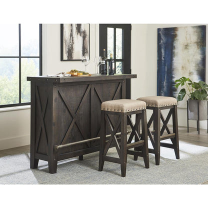 Yosemite Solid Wood Bar Table in Cafe